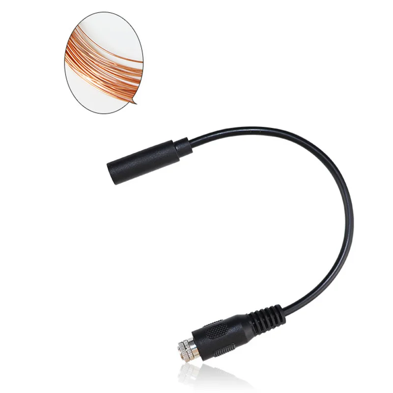 1/2/5pcs 3.5mm Stereo female to Screw Female Extension Cable Aux Cable Audio Cable Power Line With a Screw Nut For Headphone B5