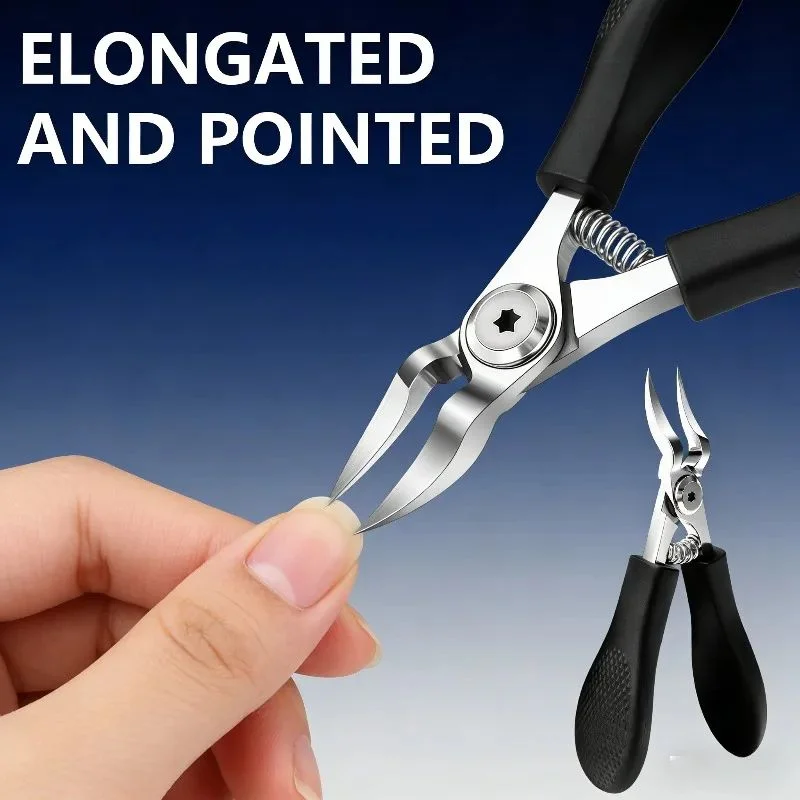

Professional Heavy-Duty Steel Toenail Clipper with Serrated Blade – for Thick & Ingrown Nails, Durable Trimmer for Men & Women