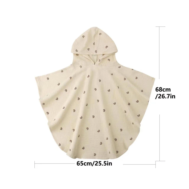 2024 New Hooded Baby Towel Soft Cotton Bath Towel for Infant Kids Boy Girl Gender Neutral Non-fluorescent Quick Dry for Newborn