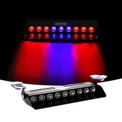 S1 9 LED Car Warning Lights Strobe Flashlights Emergency Dashboard Indicator 12V Ultra Bright Red Blue Yellow White