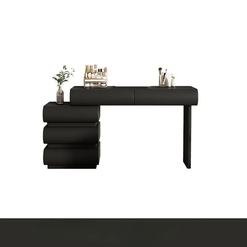 

New, small apartment, black, bedroom, dresser, chest, integrated