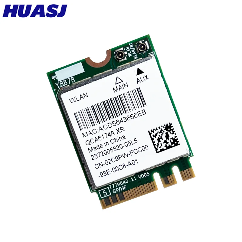 Tarjeta WiFi NGFF M.2 Atheros QCA6174A 802.11ac Bluetooth 4.2 - imagen 2