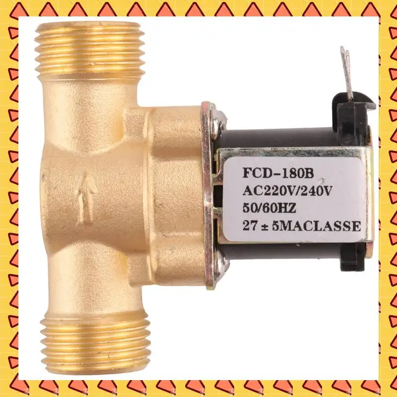 

A008 3 шт. 1/2 дюйма AC 220 В нормально закрытый латунный электрический электромагнитный клапан для контроля воды химическая жидкость промышленности