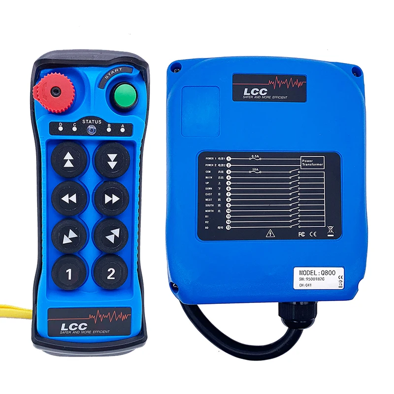 Blue Q800 LCC Crane Radio Remote Control for Hoist Cranes