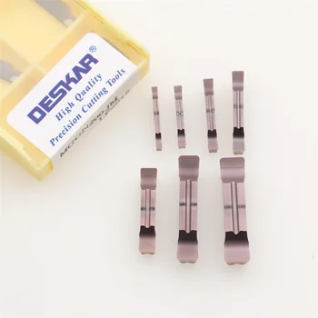 10pcs DESKAR MGGN400 LF6018 MGGN200 MGGN300 MGMN250 MGGN150 초경 인서트 cnc 그루빙 블레이드 선반 기계