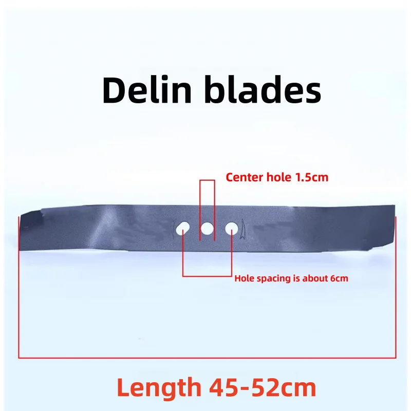 Delin Lawn Mower Straight Blade Pirate Is Suitable for Honda Lawn Mower Blades Gxv160 Hand-Push Lawn Mower Accessories