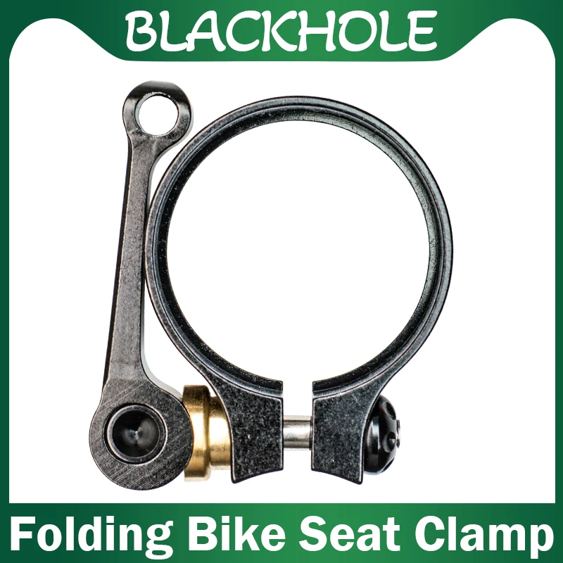 Folding Bike 41mm Seat Clamp Quick Release Extended Handle Carbon Folding Bicycle Aluminum Alloy Seat Clamp Foding Bike Parts