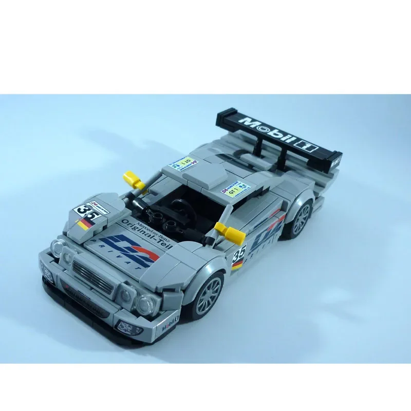 MOC-82731 Neuer klassischer CLK LM 1998 Rennwagen-Baustein, Modell 271 Stück, Baustein-Spielzeug zum Geburtstag von Jungen und Kindern, Geschenk