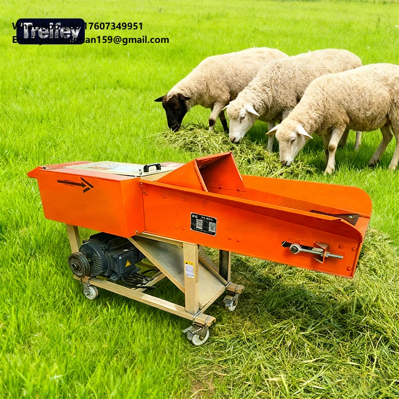 

High Efficiency Silage Chopper Machine Automatic Feeding System for Large Scale Animal Feed Making