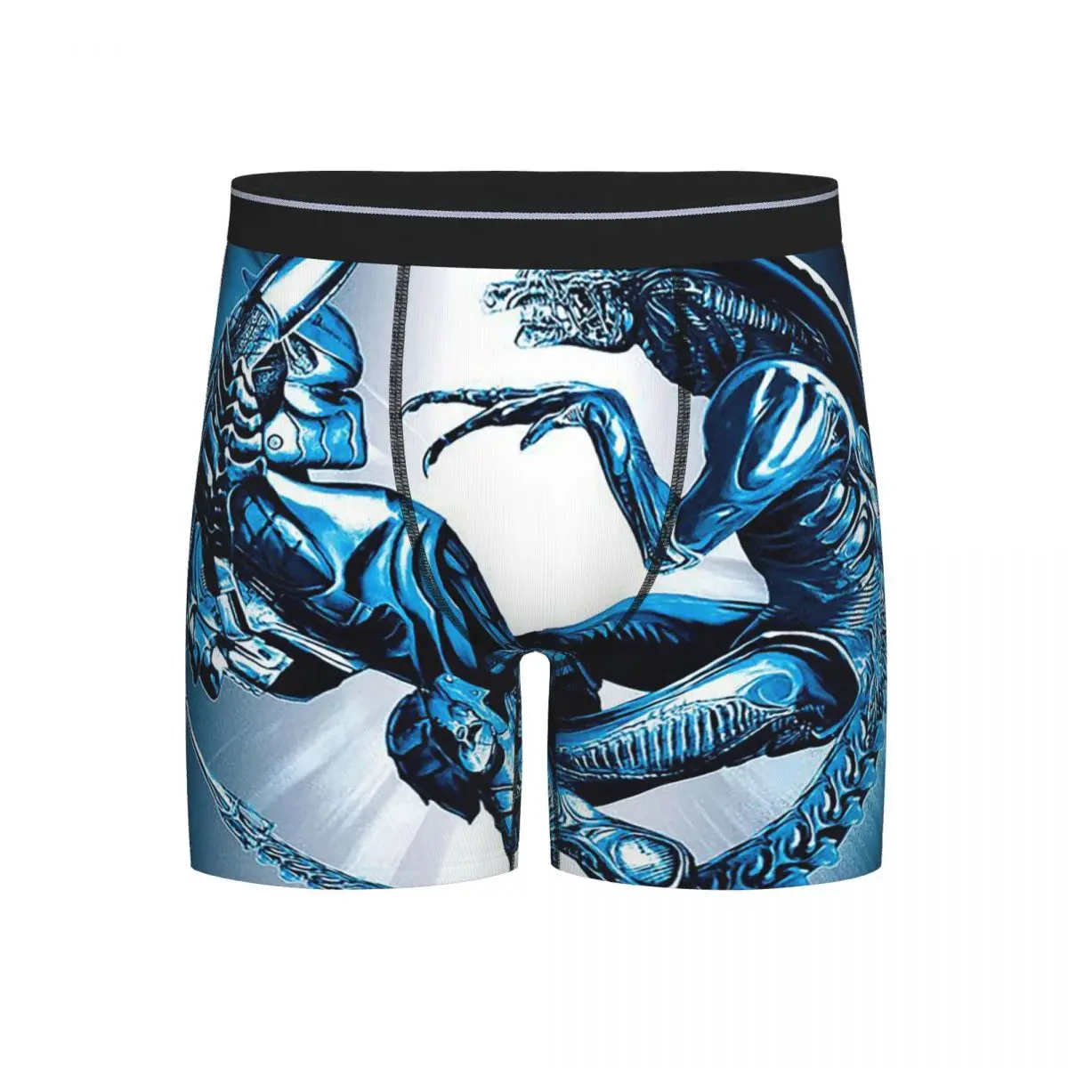 

Long Boxer Underpants Shorts Alien Vs Predator Horror Science Fiction Comics Panties Men Underwear for Homme Man Boyfriend Gifts