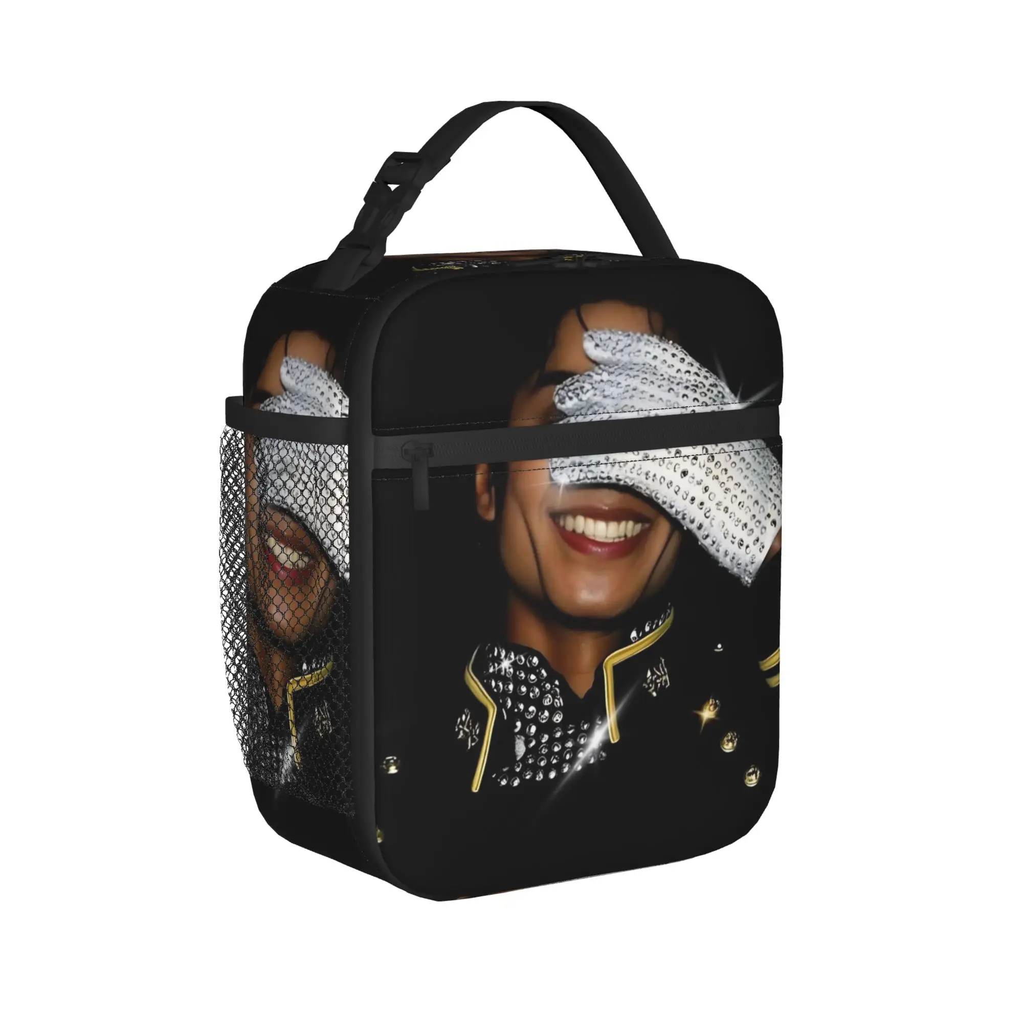 Michaels Jacksons Thermal Insulated Lunch Bags for School  Portable Food Bag Cooler Thermal Lunch Boxes