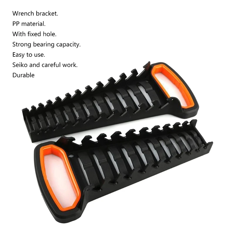 2pcs/set Versatile Wrench Organizers Tray Efficient Wrench Storage Solution Dropship