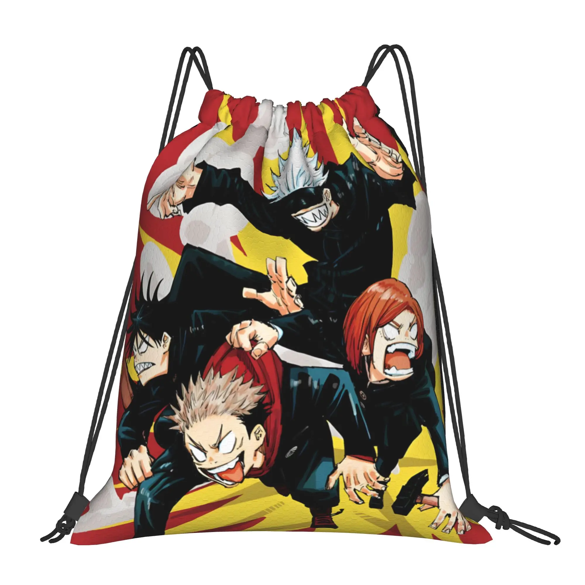 1 pc Jujutsu Kaisen Anime  Drawstring Bags Sports Unisex Storage Bag