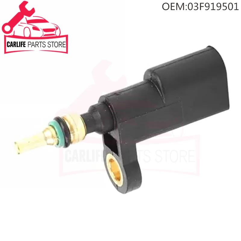 03F919501 For Volkswagen VW Golf MK7 Jetta MK6 Beetle Audi A3 A8 Q3 1.2T / 1.4T Coolantย Water Temperature Sensor 03F919501A