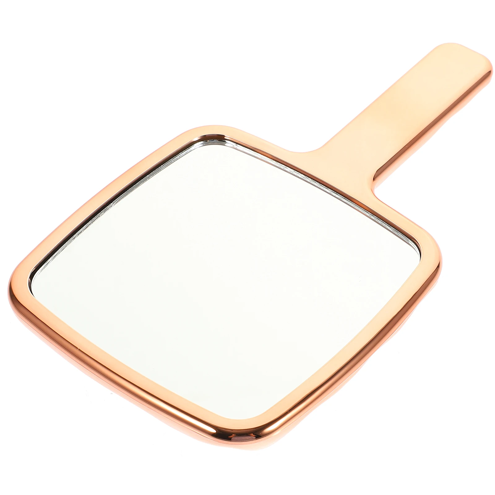 

Gorgeous Portable Electroplated Makeup Mirror Lightweight Compact Travel Handheld Looking-Glass Mirror