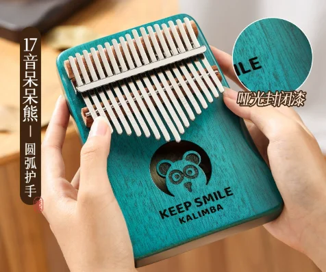 

Cute Animal Design Kalimba 17/21 Key Thumb Piano Crystal Portable Musical Instrument for Adults And Beginners Gift