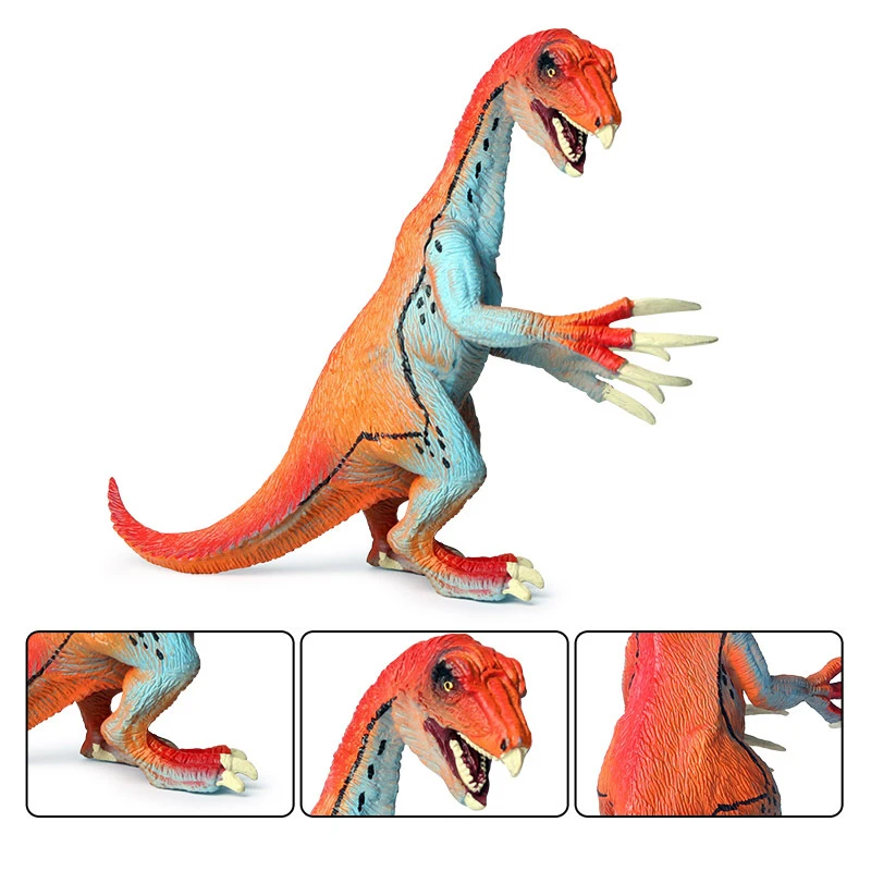 Simulatie Dier Klassieke Prehistorische Savage Therizinosaurus Dinosaurus Action Figures Jurassic Dino Wereld Park Model Speelgoed Kid Gift