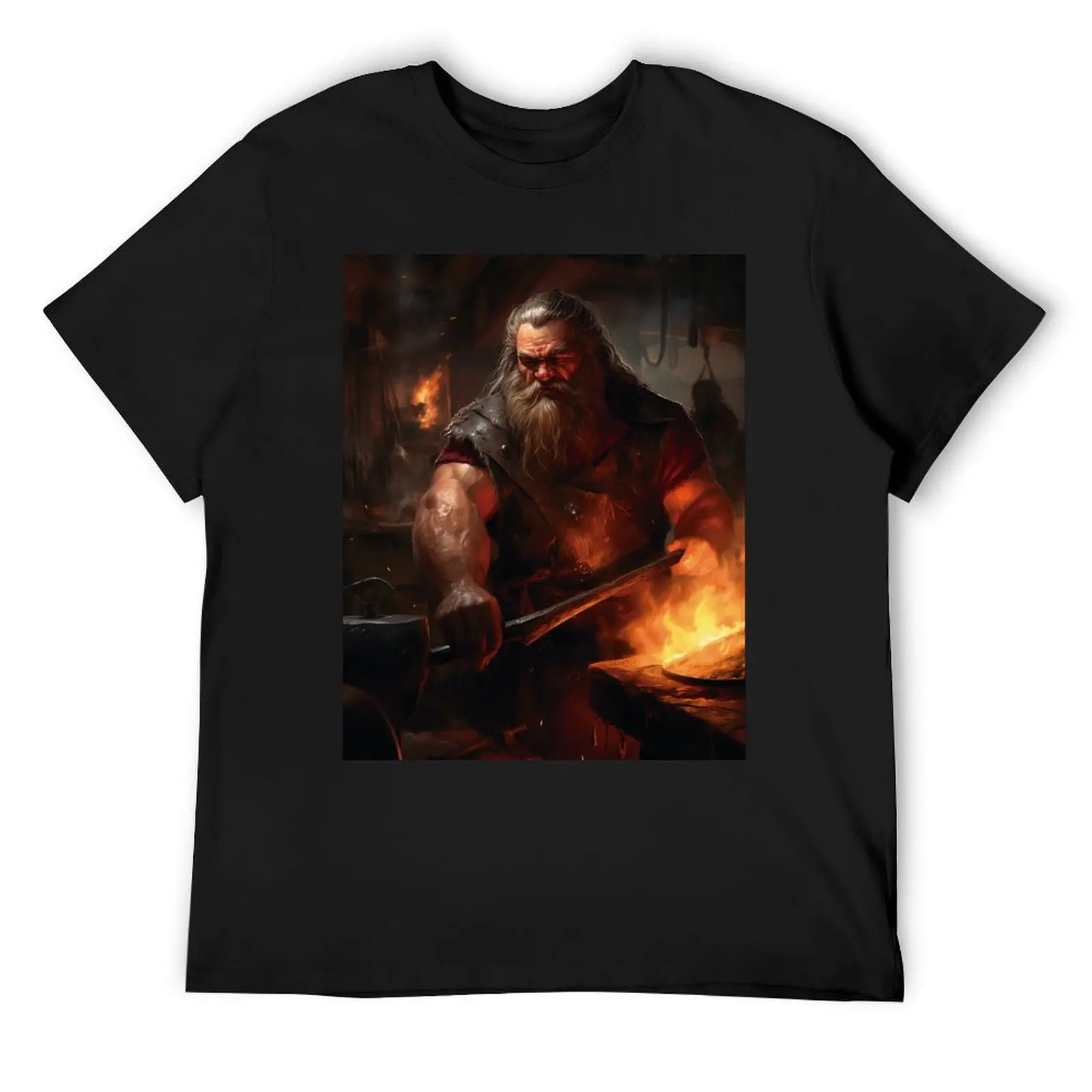 

Dwarf Blacksmith T-Shirt oversizeds vintage graphic tee sublime mens t shirts pack