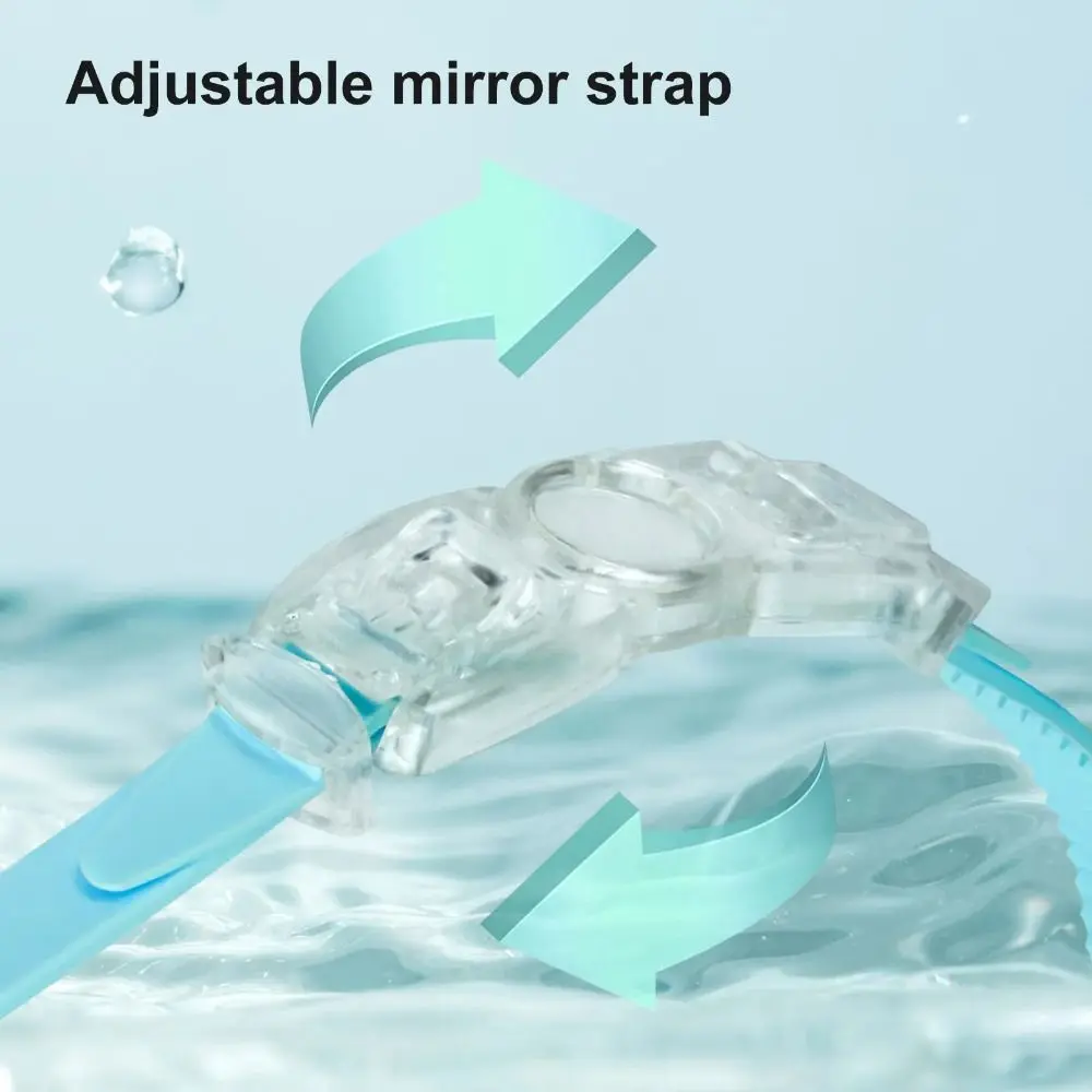 

Очки для плавания в большой оправе, водонепроницаемые с футляром для очков, очки для дайвинга, HD, очки для тренировок по плаванию с широким обзором, бассейн