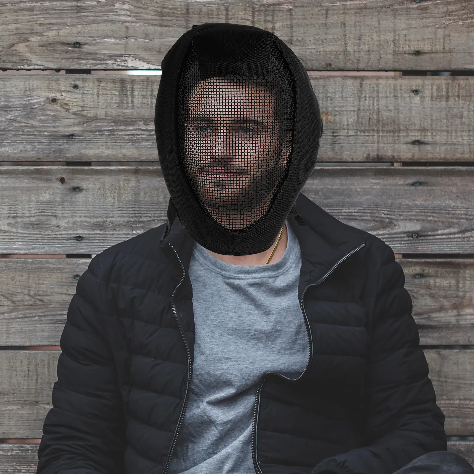 

1 шт. Металлическая защитная маска из сетки, дышащая, полнолицевая, стальная, из оксфордской ткани, высокопрочная, для активного отдыха и игр, безопасная