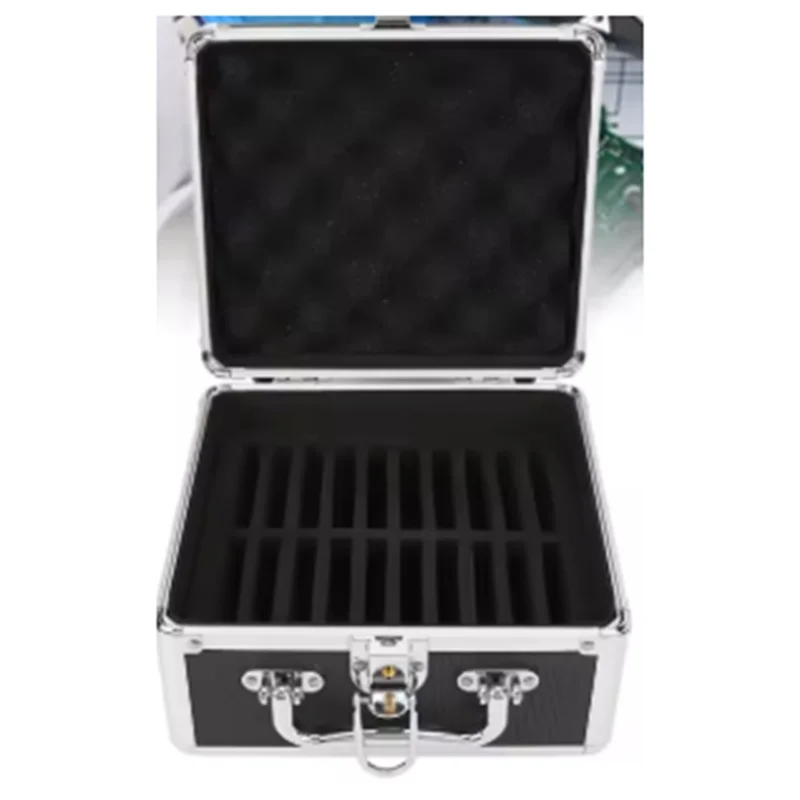 

RALCA-2.5In Hard Drive Storage Box Convenient Handle 20 Bays Hard Drive Case Hard Disk Enclosure