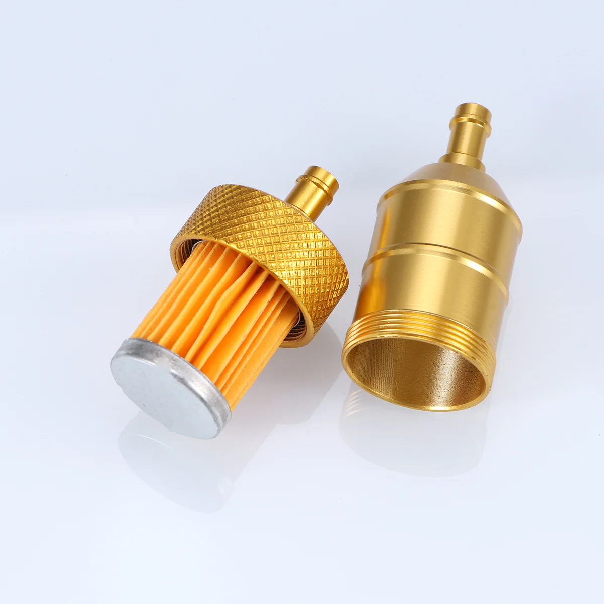 

Aluminum Alloy Motorcycle Oil Filter Gas Fuel Filter For Auto Engine Durable Lightweight Corrosion Resistant