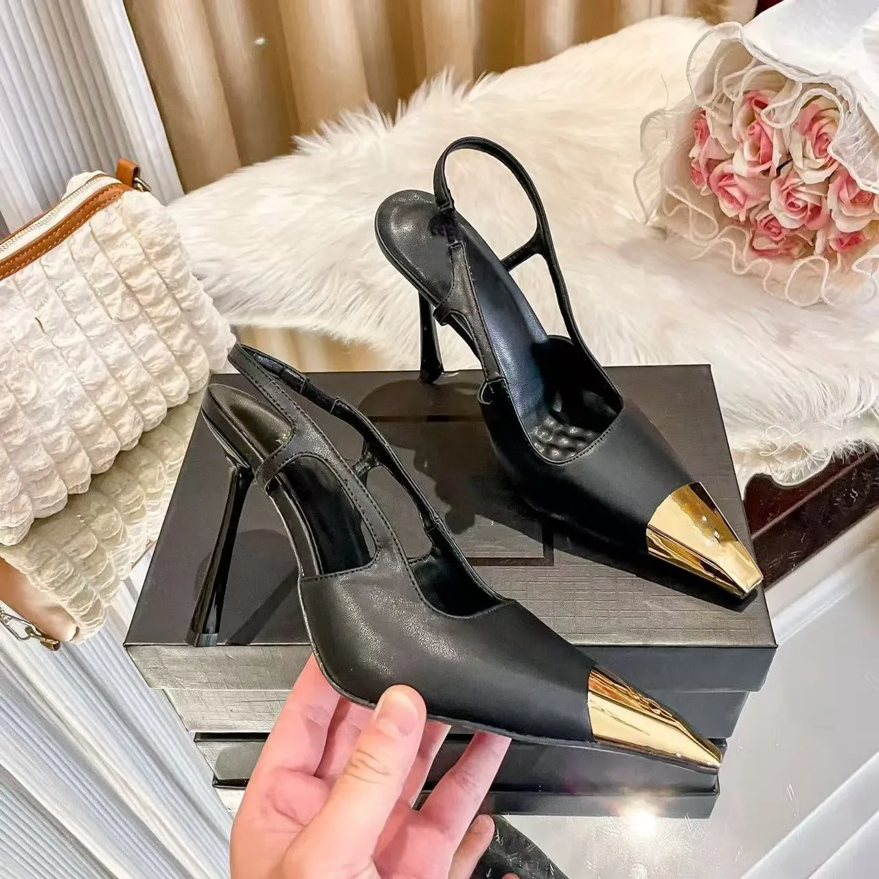 

Дизайнерские туфли на высоком каблуке, женские роскошные сандалии, формальная обувь, туфли на высоком каблуке с бриллиантами, черные туфли с заостренным носком, женские сексуальные сандалии для вечеринок и свадеб.