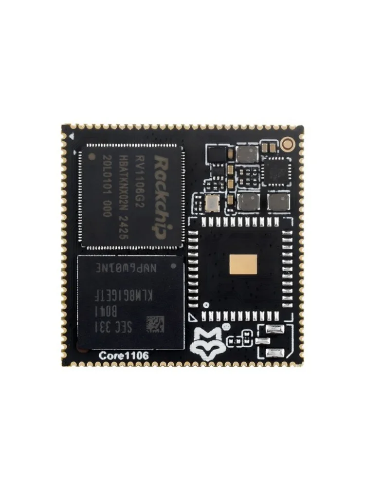 Luckfox Core1106 Core Board Based On Rockchip RV1106 Chip, 8GB eMMC, Integrates ARM Cortex-A7/RISC-V MCU/NPU/ISP Processors