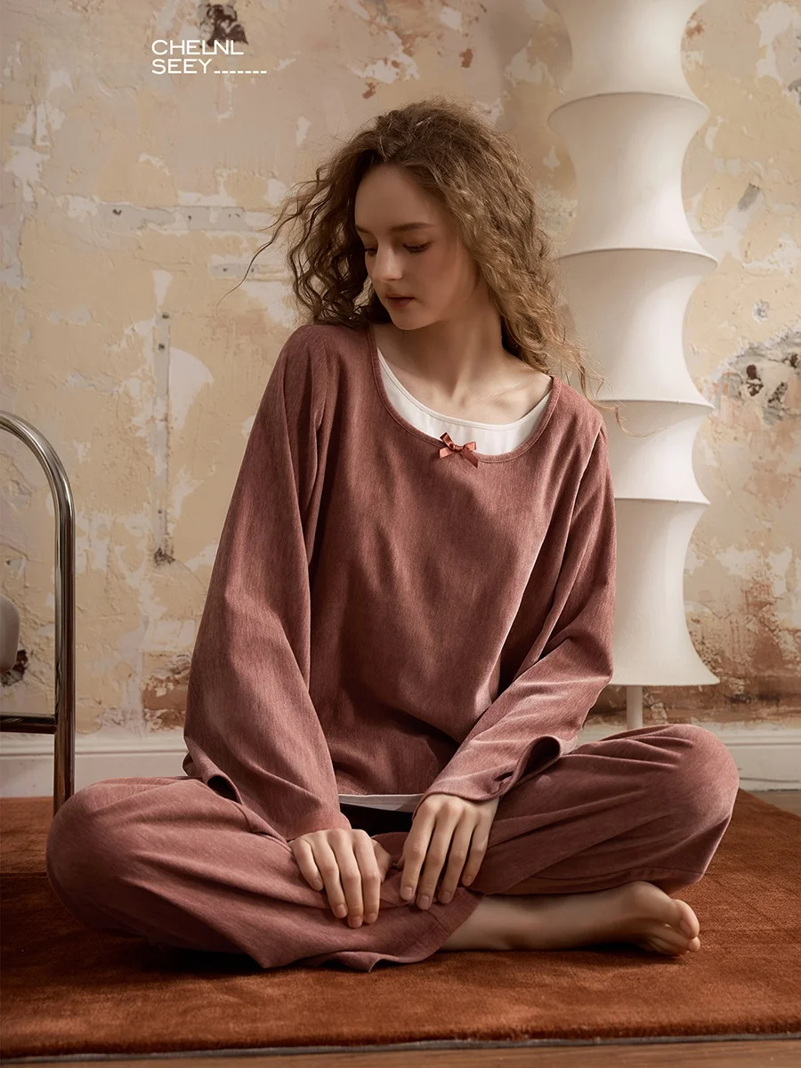 chenxi-dames-decontracte-sle-long-sve-spwear-ensemble-printemps-automne-maison-vetements-doux-polyester-tissu-rond-ne-design