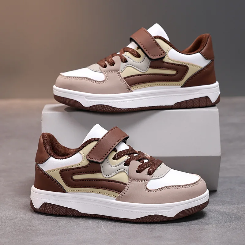 

Fashion Girls Shoes 2025 Spring New Kids Sports Shoes Soft Soled Boys Shoe Anti Slip Girls' Casual Shoes Simple Child Flat Shoe