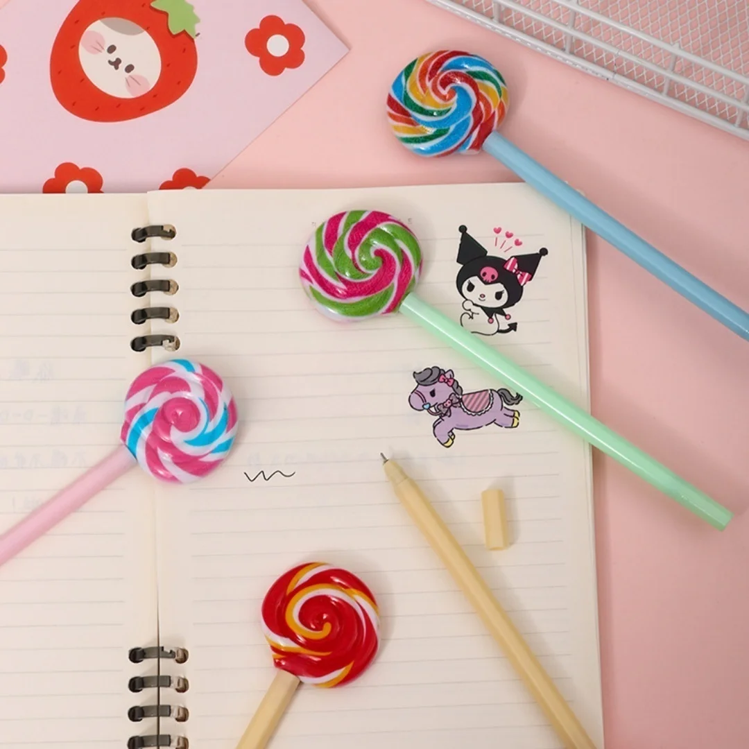 

Lollipop Shaped Gel Pen, Cute Simulation Candy Ballpoint Pen, Creative High Aesthetic Student Gifts & School Stationery
