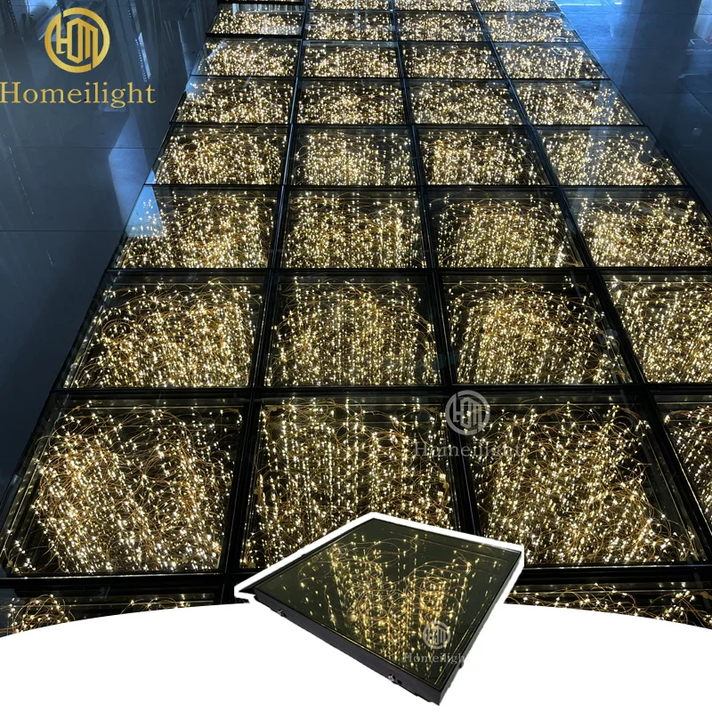

New High Quality LED Fairy Starry Dance Floor Romantic Wedding Dance Floor for Bar Stage Wedding Party Decoration