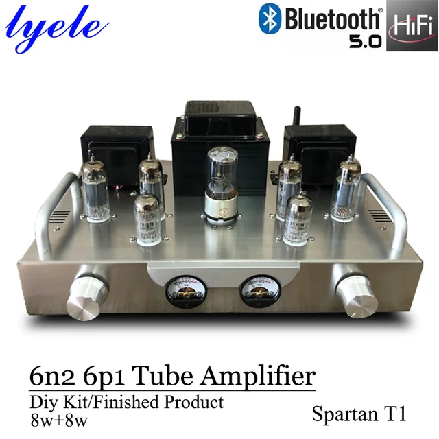 Lyele-オーディオアンプ6n2,6p1真空管アンプ,DIYキット,hifiクラス,オーディオアンプ,8w 8w vu,Bluetooth  5.0,高出力2 (2.0) - AliExpress