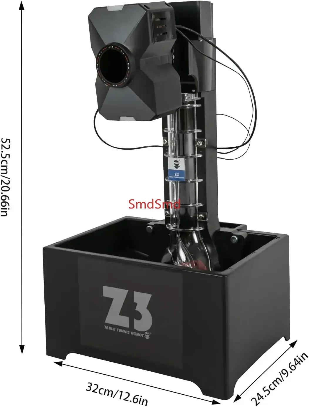 NEWEST Automatic Table Tennis Robot, Multiple Service Modes for Receiving and Releasing Balls, Retractable Racket Picker