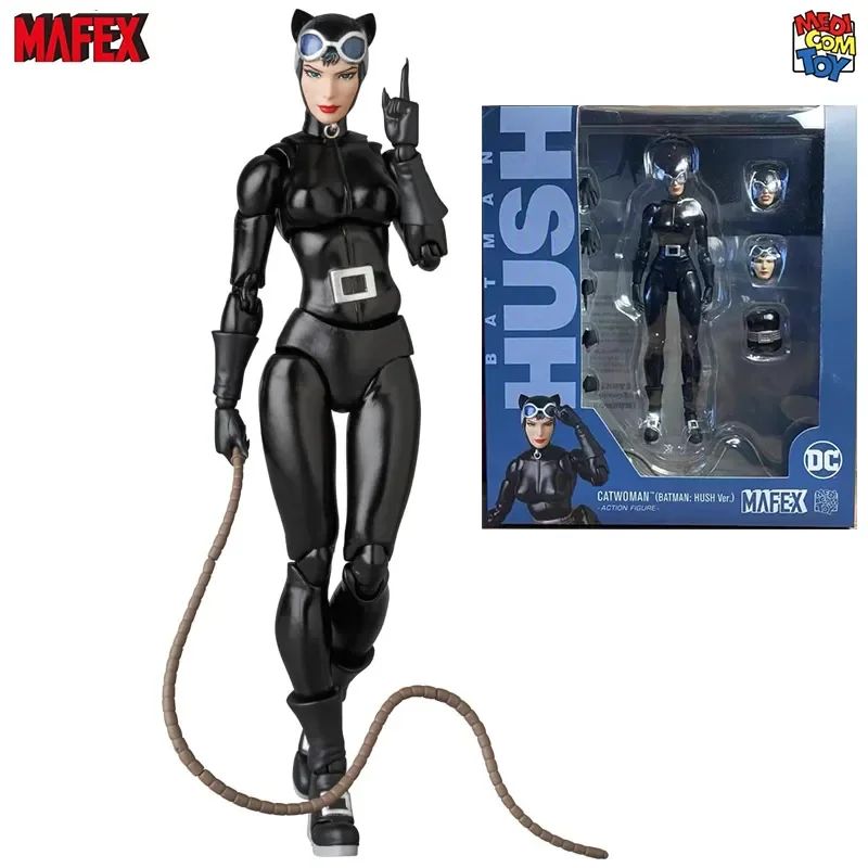 Em estoque original medicom brinquedo mafex 123 catwoman hush ver