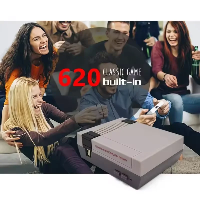 Video Game Console AV2.4G Wireless Controller 620 Games Without Repetition 8 Bit Nostalgic FC Game Console image 2