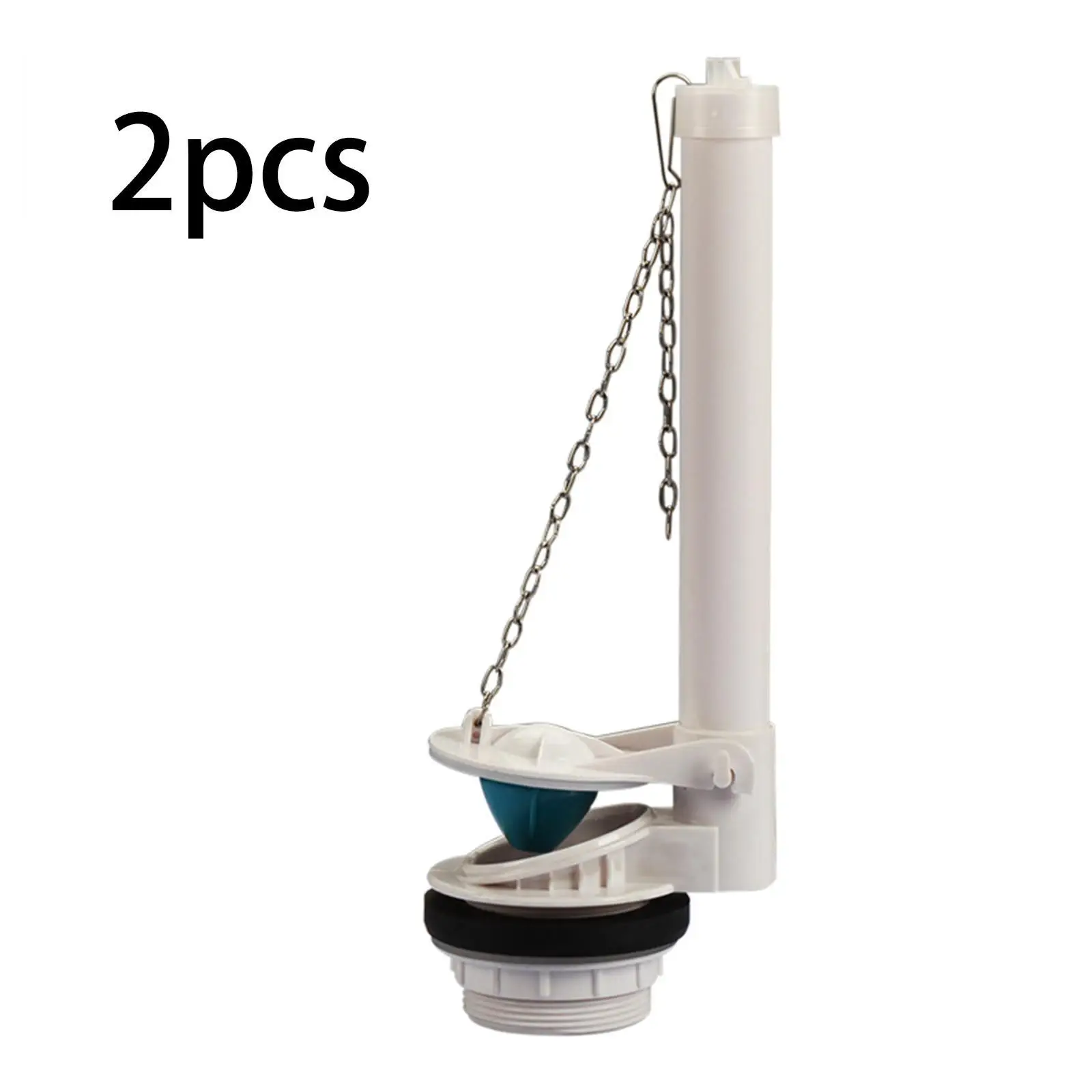 2x Toilet Flapper Chains Practical, Direct Replaces Spare Parts Easy to Install Durability, Toilet Parts Stainless Steel Chain