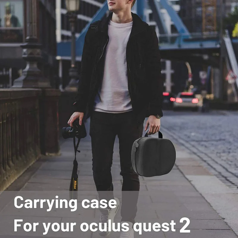 Custodia rigida da viaggio in EVA per Oculus Oculos Quest 2 VR Headset portatile comoda custodia per il trasporto accessori per controller