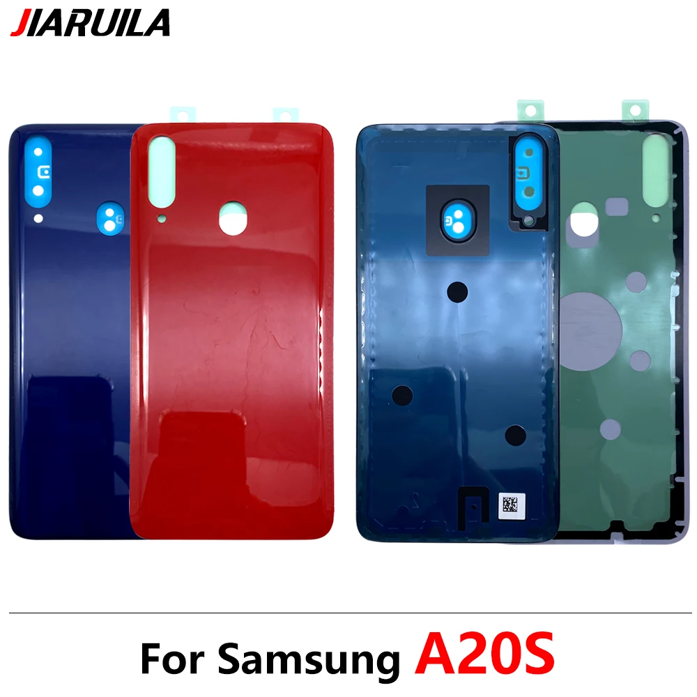 NEW Battery Door Back Cover Housing Case With Adhesive Sticker Replacement Parts For Samsung A20S A207F A30S A307F A50S A21S