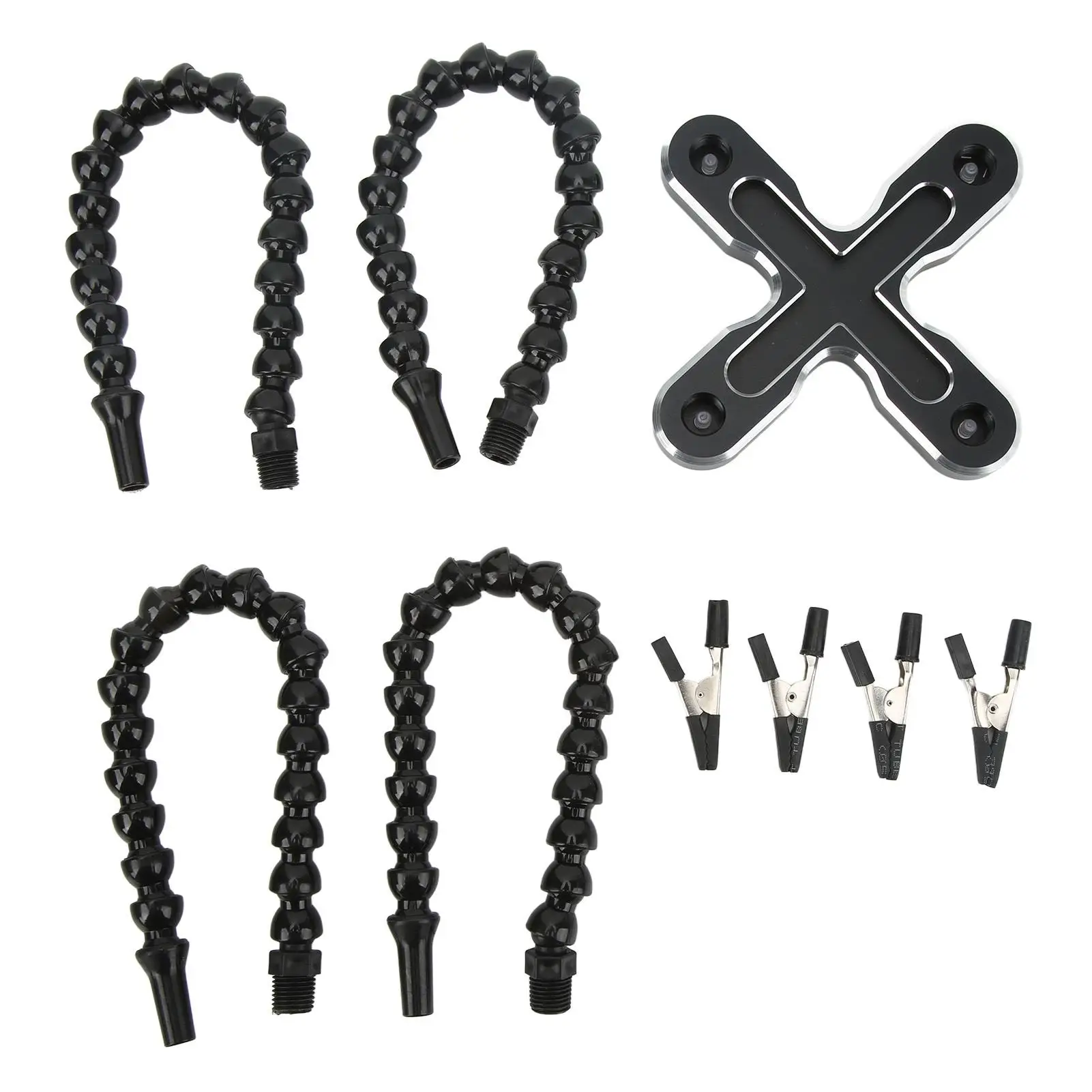

Flexible Arm Soldering Helping Hands Tool with Aluminum Base for circuit Board Assembly
