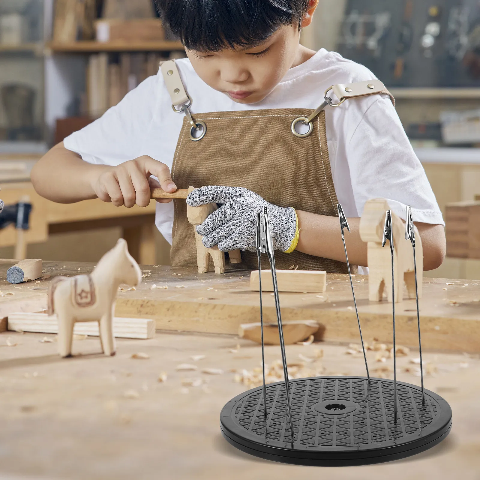 

1 комплект: Держатель-подставка для аэрографии с зажимом типа «крокодил» для DIY-проектов, аксессуар для покраски, для рабочего стола, для рукоделия