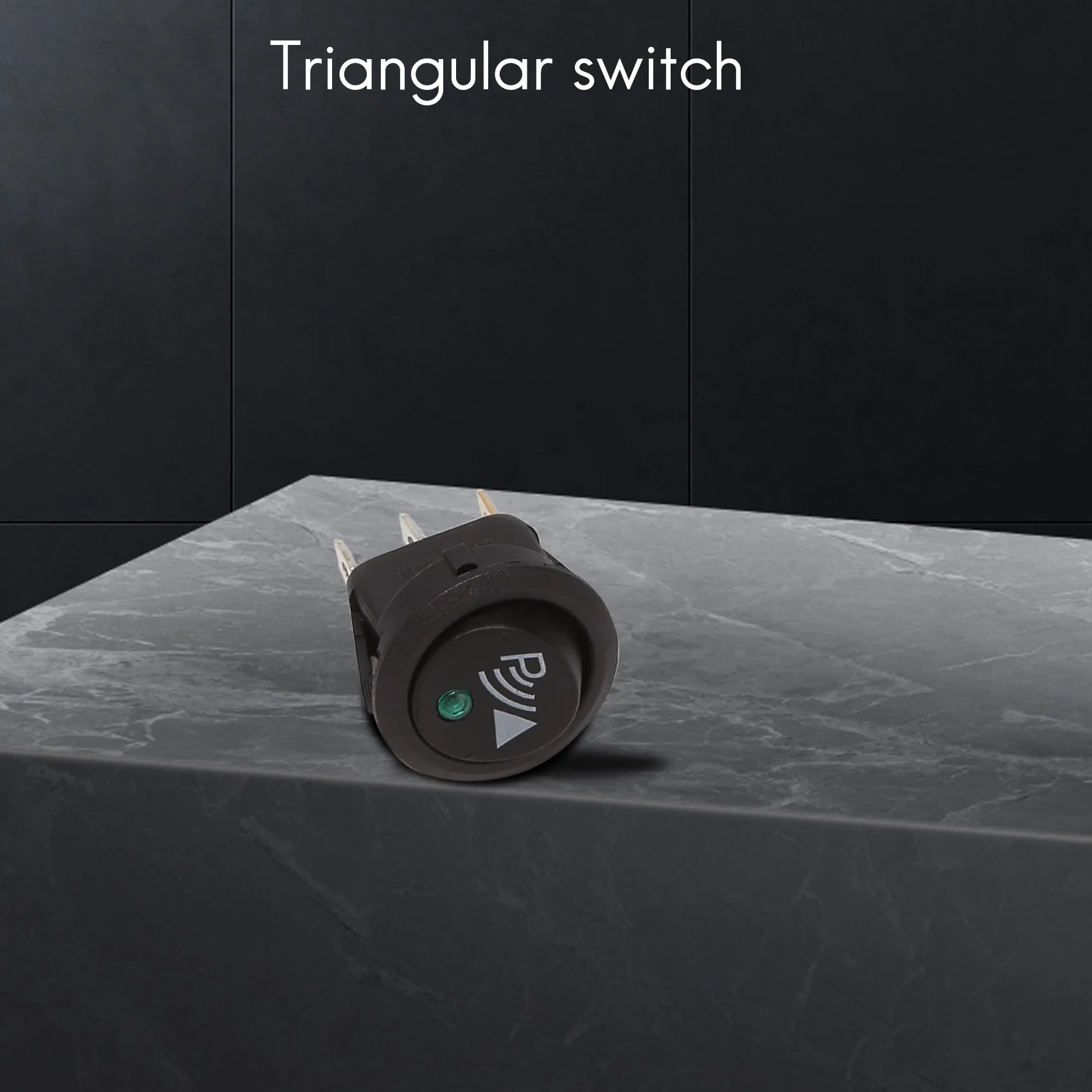 ラウンド3ピンロッカースイッチ,フロントおよびリアウォーキングセンサー