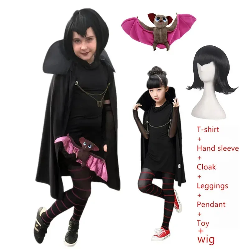 

Carnival halloween costumes for girls Carnival Hotel Transylvaniaing Mavis Cosplay costumes wig toy Vampire child adult women