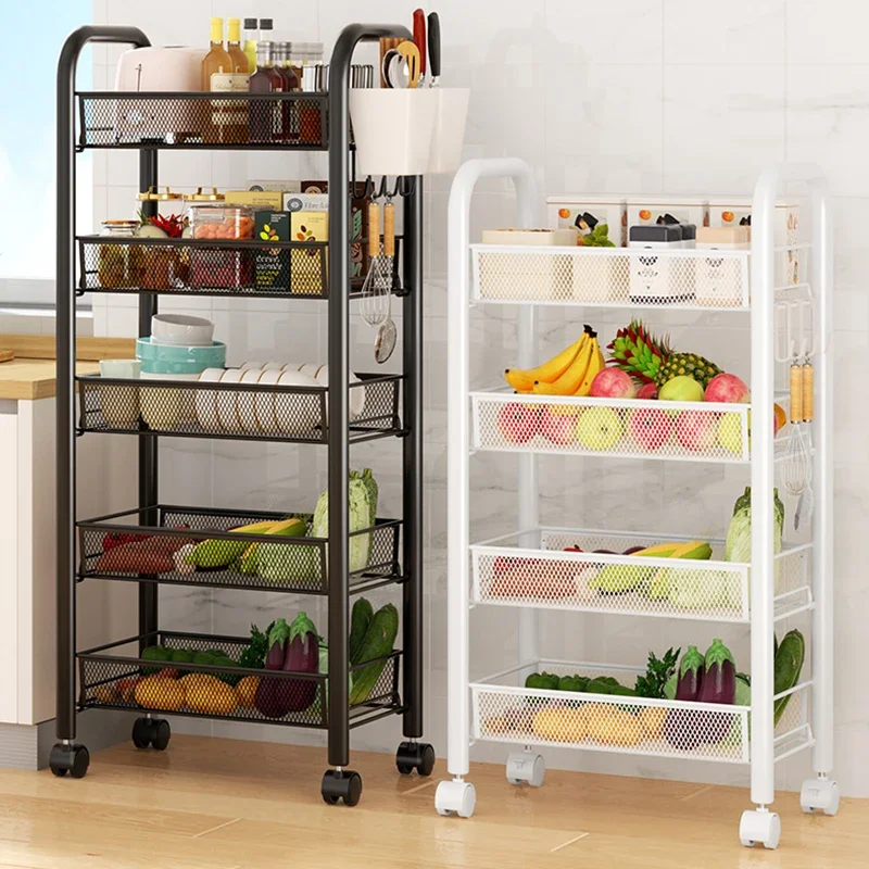 Bakers Rack Tray Utility Cart 3 Tier Rolling Snack Bar Stools Cabinets Serving Cart Tea Spice Moveis De Cozinha Hotel Furniture