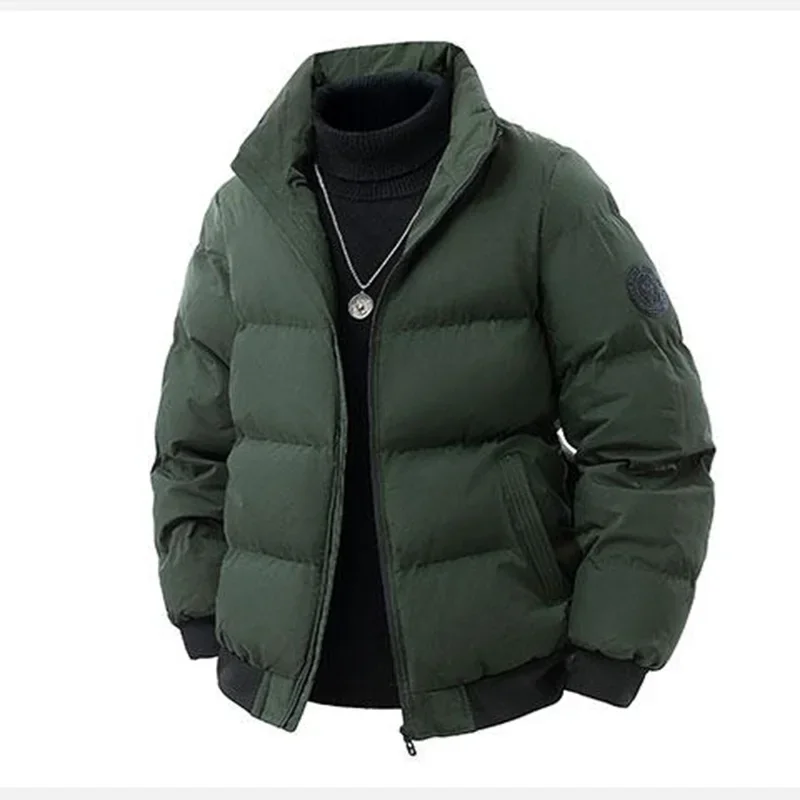 Men's Cotton Warm Jacket 2025 Winter Fashion Trend - Short Warm Men's Jacket - Thick and Casual Warm Jacket - Men's Trench Coat