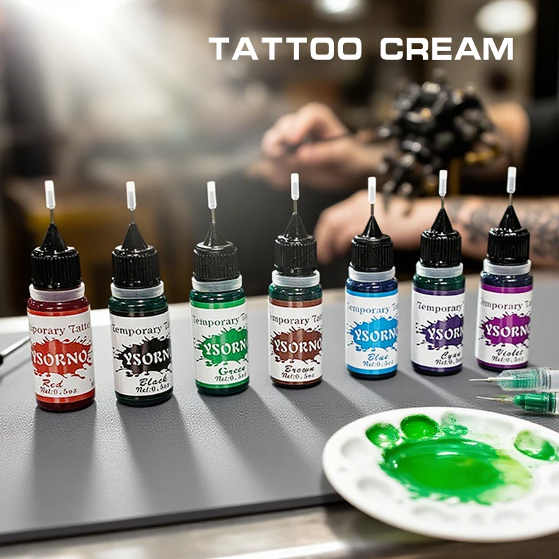 

Multi-Colors Tattoo Ink Body Art Pigment Professional Beauty Paints Makeup Tattoo Supplies Semi-permanent Liquid Tattoo Paste