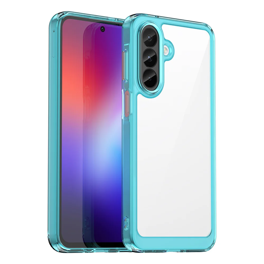 For Samsung Galaxy A07 A17 A27 A37 A57 5G Fusion PMMA + TPU Phone Case For SamsungA27 A 27 Full Protection Cover Coque