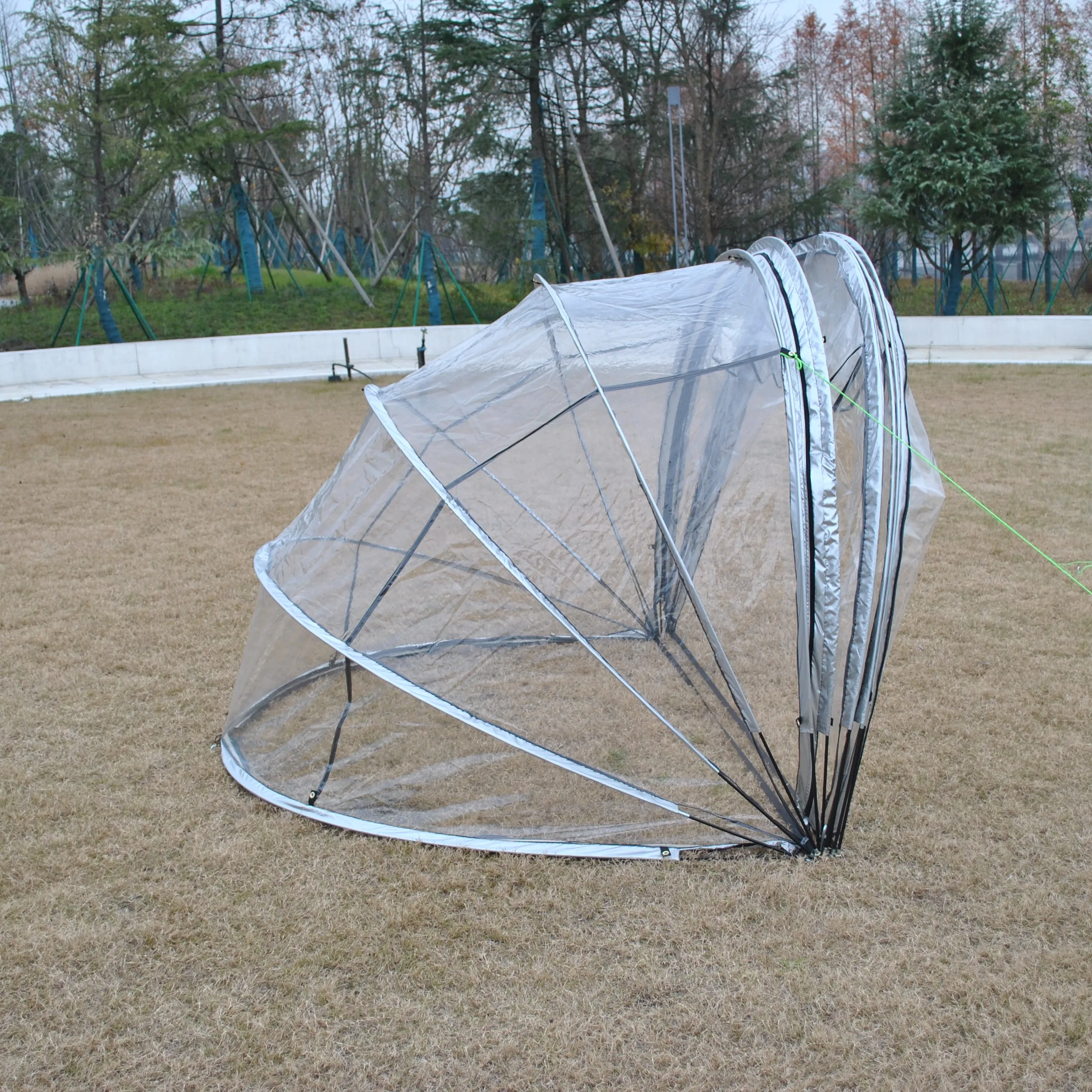 Weatherproof PVC Transparent Bubble Tent Igloo Star Winter Courtyard Swimming Pool Camping Pod Tent for Outdoor Adventure