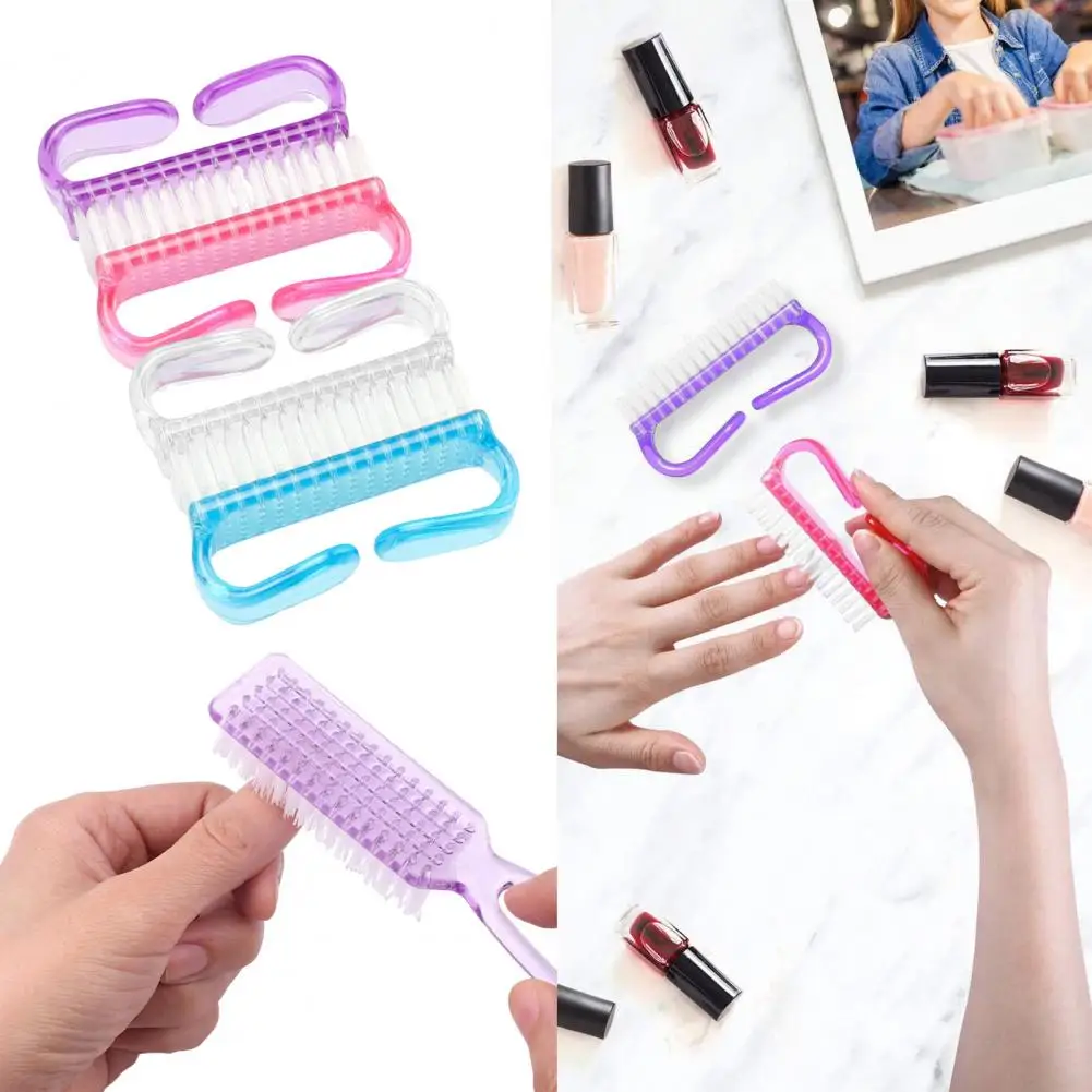 Longn Handle Nail Brush 8pcs Long Handle Nail Brush Set for Pedicure Manicure Fingernail Toenail Dust for Multifunctional