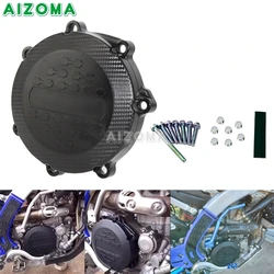 Enduro Motorcross Dirt Bike Engine Clutch Cover Case Black Plastic For Yamaha YZ250F 2014-2018 YZ250FX WRF250 2015 2016 2017